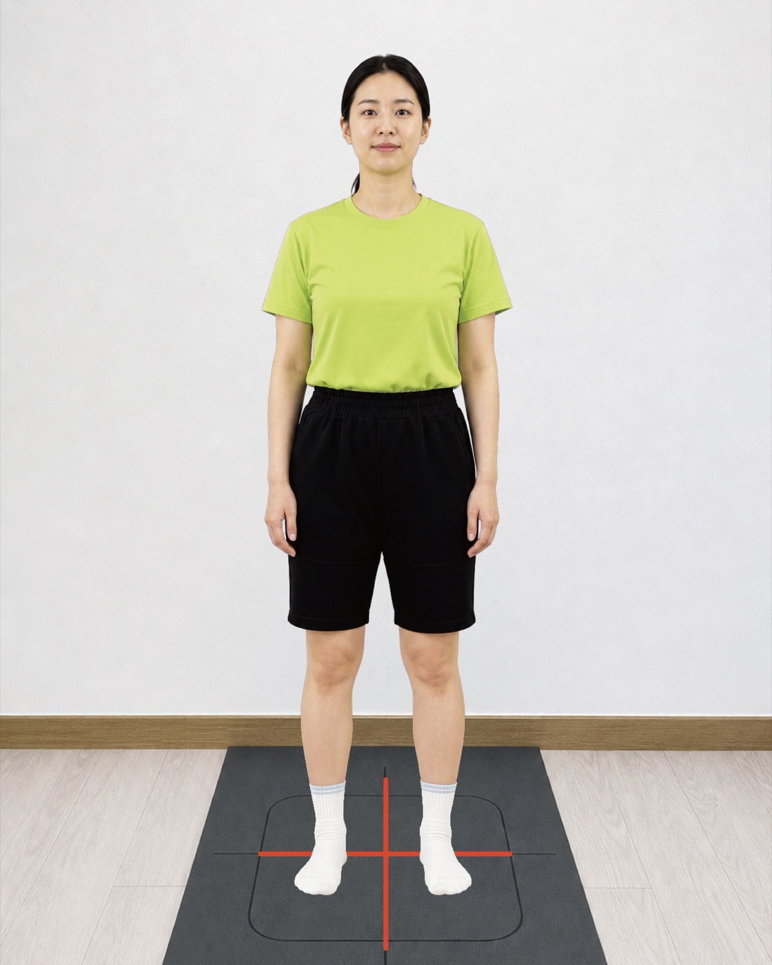 전면 표준 촬영 기준 사진